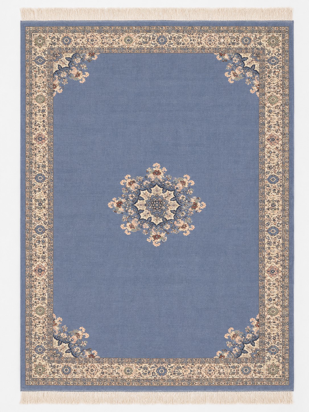 Royal Arabic Medallion Carpet. Rabat rug, c. 1960–1975. 300 × 400 cm.